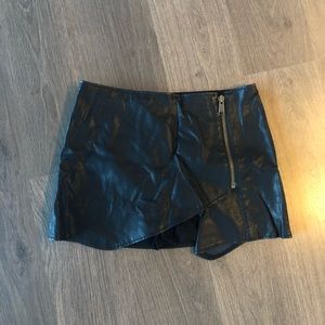 Free People Faux Leather Skirt